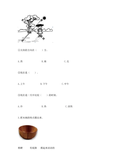 教科版科学二年级上册《期末测试卷》及参考答案【轻巧夺冠】.docx