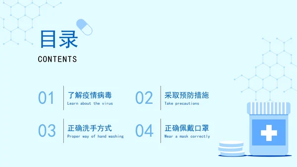 精品医疗疫情防控知识指南PPT模板