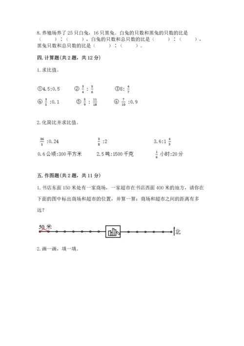 人教版六年级上册数学期末测试卷及参考答案【新】.docx