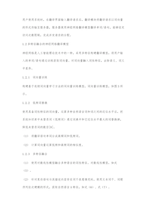 人工智能理论的机器自动翻译系统.docx