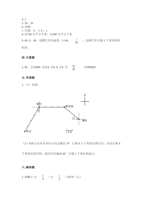小学六年级上册数学期末测试卷附完整答案【全优】.docx