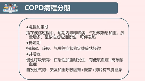 COPD慢性阻塞性肺部疾病患者护理查房PPT模板