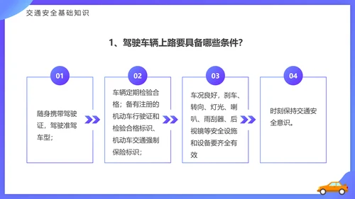 驾驶员行车安全知识培训课件PPT模板