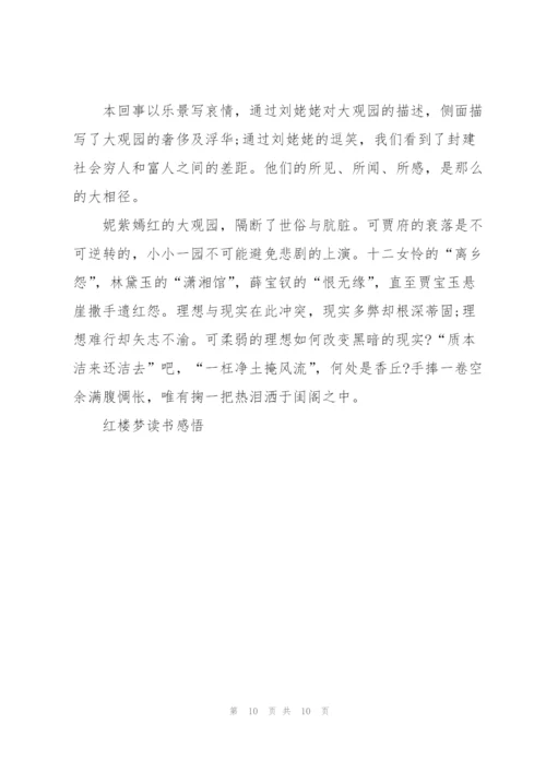红楼梦第二十五回个人读后感5篇.docx