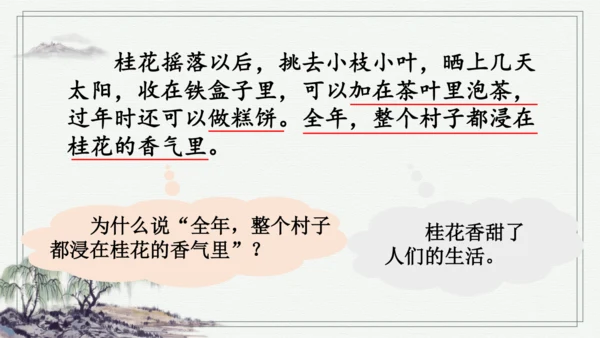 部编版五年级上册语文 3 桂花雨 课件