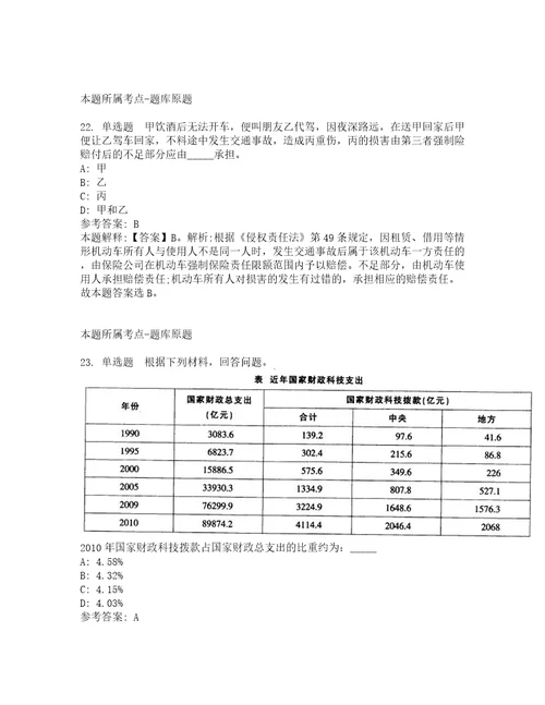 2022年02月2022广西南宁市良庆区督查考评办公室公开招聘模拟卷6