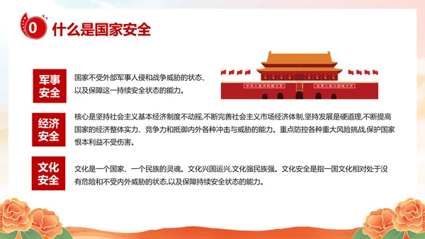 国家安全教育日主题班会PPT模板