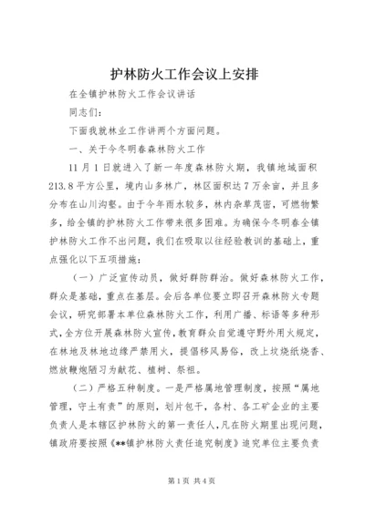 护林防火工作会议上安排 (3).docx