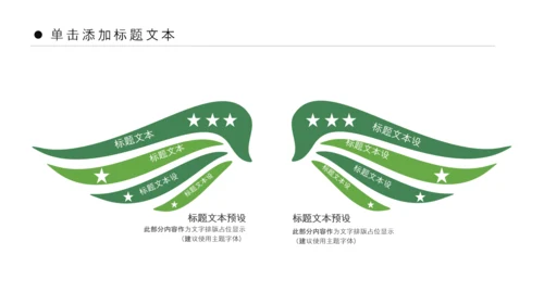 绿色清新亲子游活动策划快乐一家人PPT模板