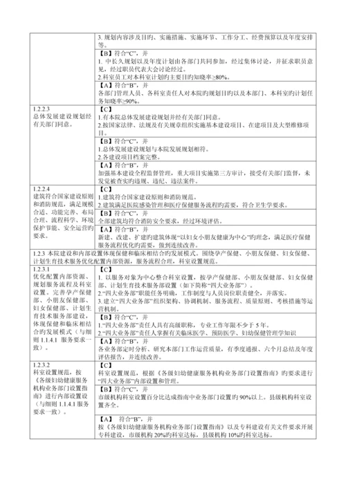 二级妇幼保健院评审标准实施细则.docx