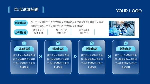蓝色科技风科技创新与实践探索活动PPT模板