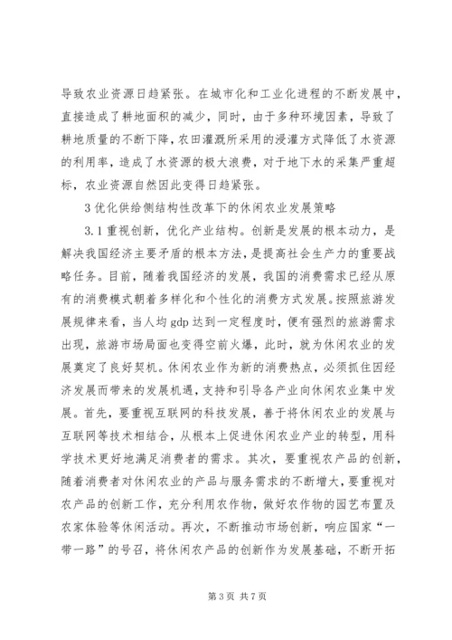 休闲农业发展趋势分析.docx