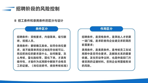 简约蓝色实拍风企业用工风险防范企业员工PPT课件