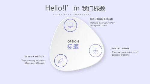蓝色医疗医生述职报告动态PPT