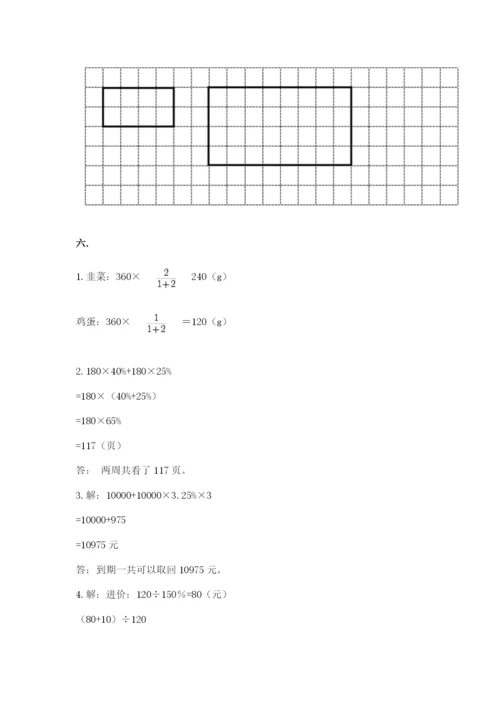 人教版数学六年级下册试题期末模拟检测卷附完整答案【考点梳理】.docx