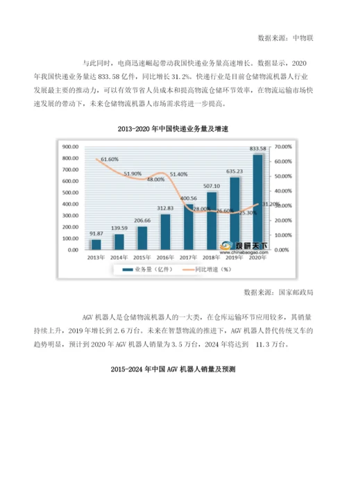 下游需求强劲我国仓储物流机器人行业向好发展龙头企业强者恒强.docx