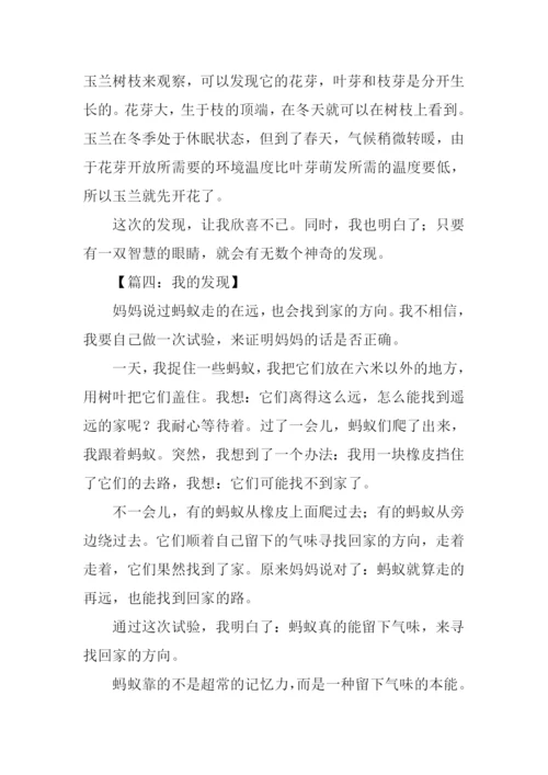 作文我的发现400字.docx