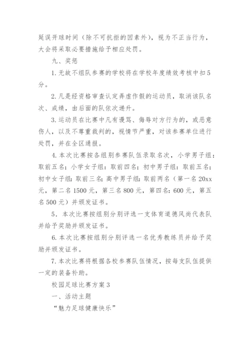 校园足球比赛方案.docx