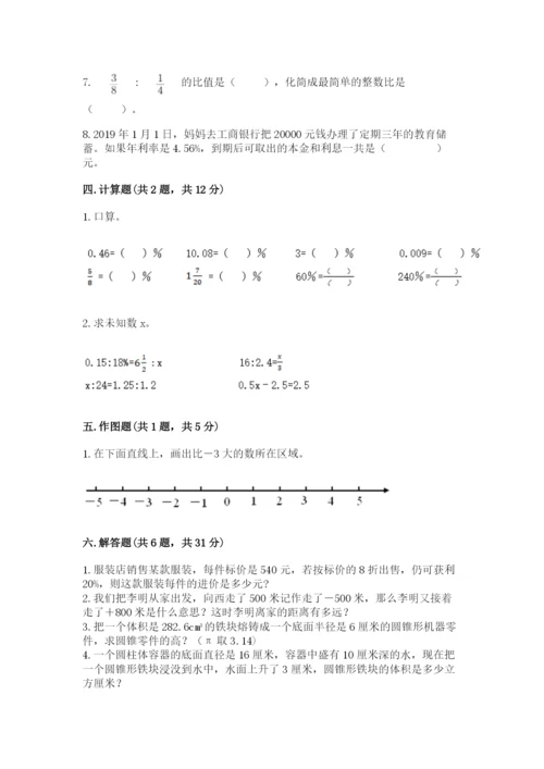 北师大版六年级下册数学 期末检测卷精品【突破训练】.docx