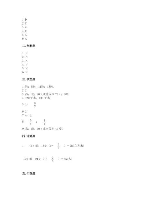 小学六年级上册数学期末测试卷含完整答案【全优】.docx