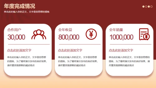 红色互创辉煌未来可期工作总结通用PPT