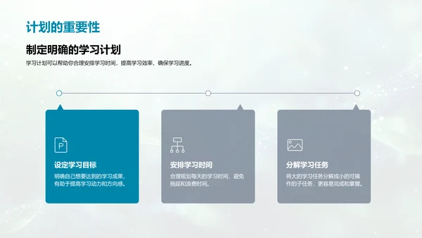 学期课程学习指导PPT模板