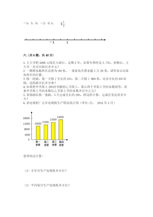 浙教版数学小升初模拟试卷含答案（模拟题）.docx