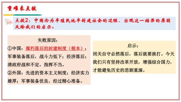 第二单元 近代化的早期探索与民族危机的加剧（考点串讲）-中国历史第三册期末考点大串讲（统编版五四学制