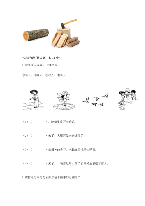 教科版科学二年级上册《期末测试卷》（名校卷）.docx