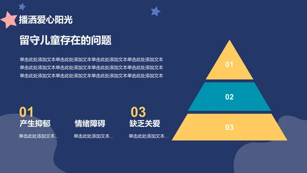 蓝色简约扁平幸福成长护苗活动PPT