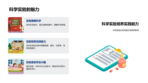 科学实验课报告PPT模板