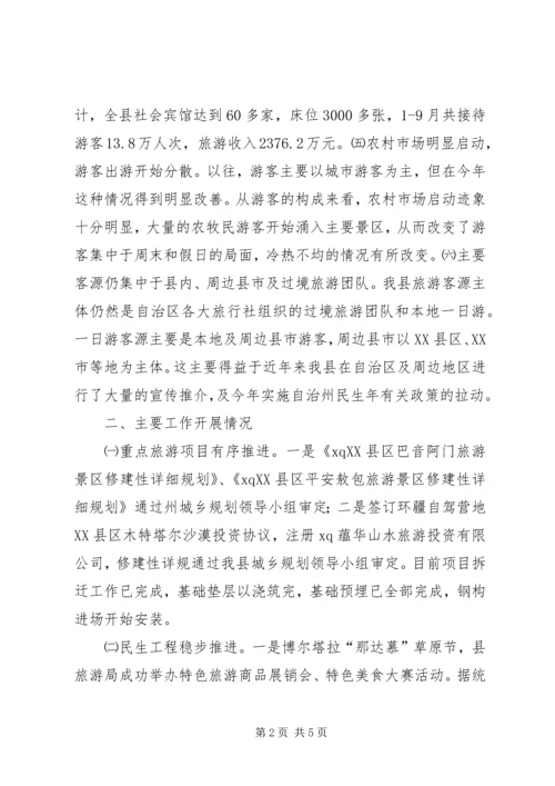 旅游局XX年工作总结及XX年工作计划 (2).docx
