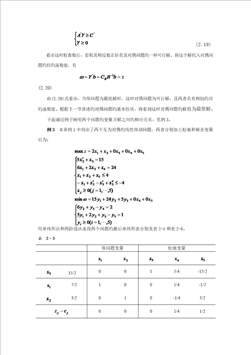 线性重点规划的对偶理论与灵敏度分析