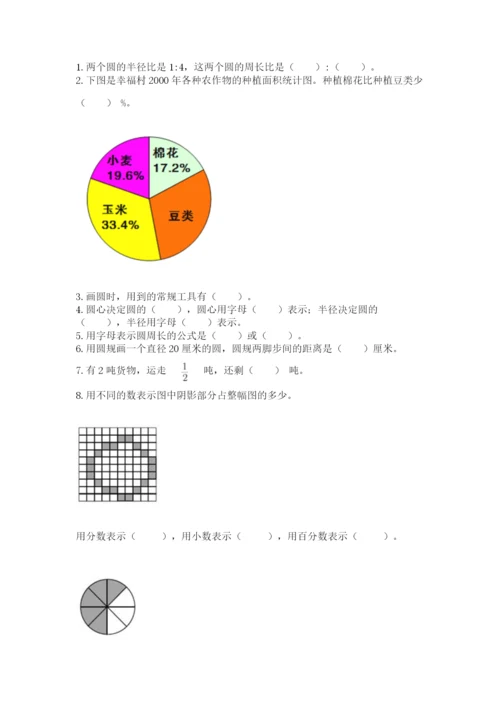 2022人教版六年级上册数学期末卷含完整答案（典优）.docx
