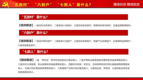 完整内容精准扶贫精准脱贫扶贫开发PPT