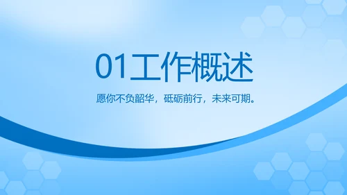 蓝色医院医疗工作总结汇报动态PPT