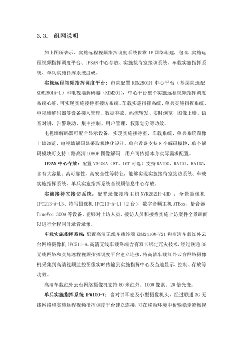 执行远程视频指挥调度系统核心技术专业方案.docx