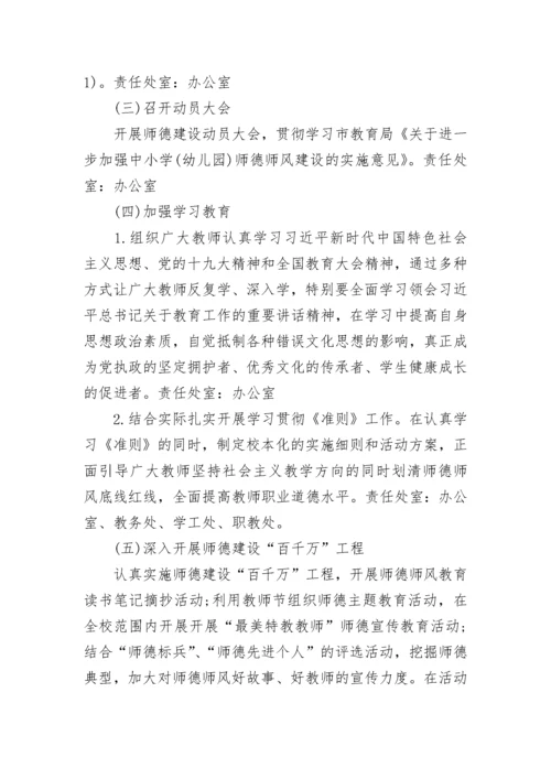 教师个人师德师风活动方案.docx