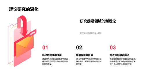 管理学答辩探究PPT模板