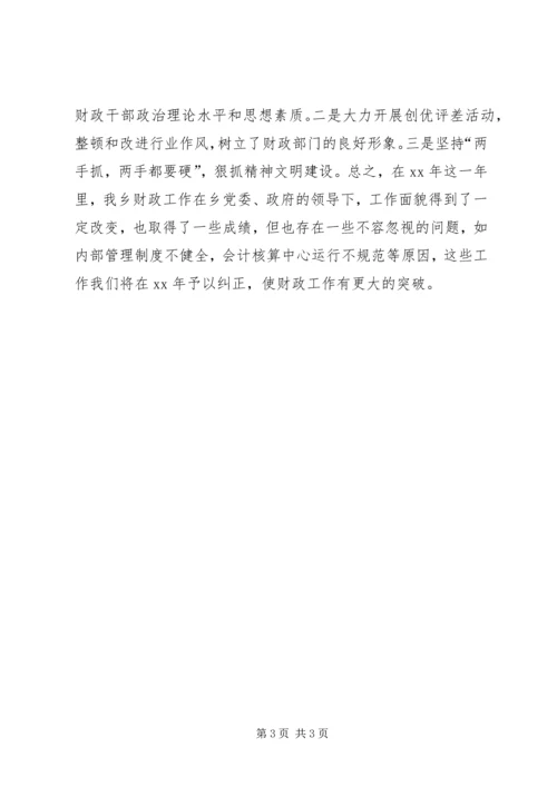 乡镇财政所工作总结.docx