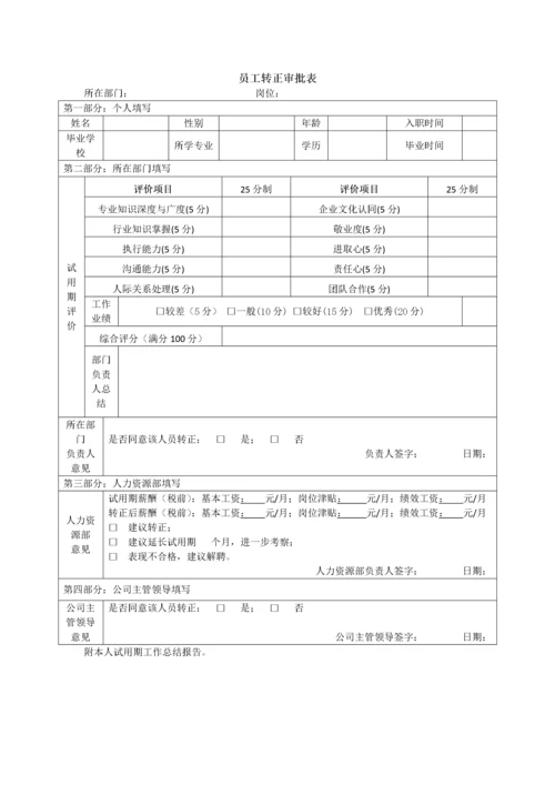 新入职员工转正审批表.docx