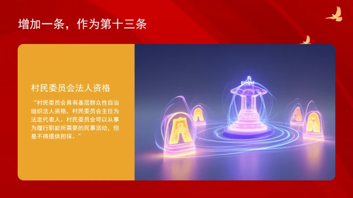 中华人民共和国村民委员会组织法（修订全文）ppt课件