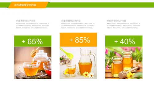 纯天然养生蜂蜜宣传动态PPT模板
