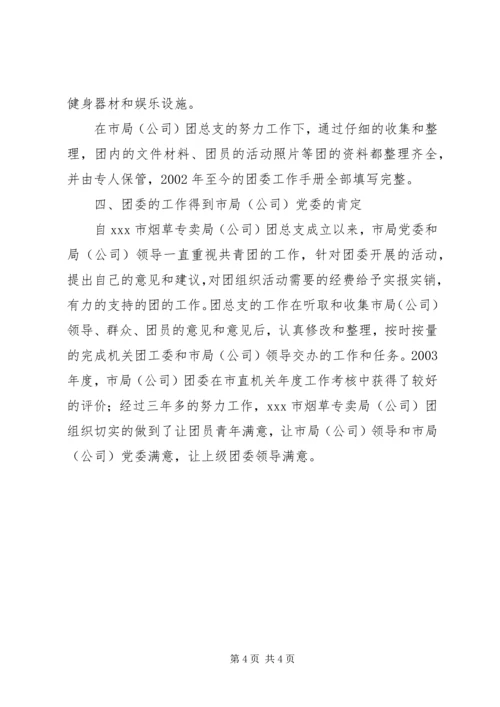 公司申报五四红旗团组织材料 (3).docx