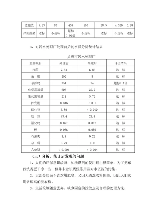 吴忠市水资源的污染及污水处理的共15页DOC