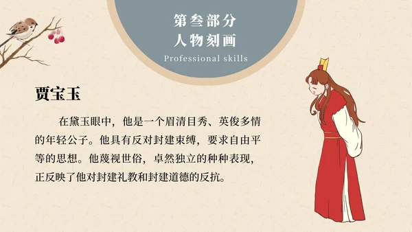 红楼梦黛玉进贾府文章解读课件PPT模板