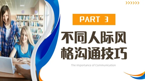 蓝色商务职场沟通技巧培训PPT