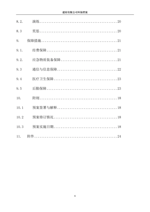 建材有限公司突发环境事件应急预案.docx