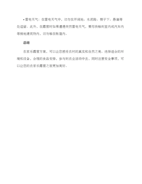 农家乐露营方案.docx