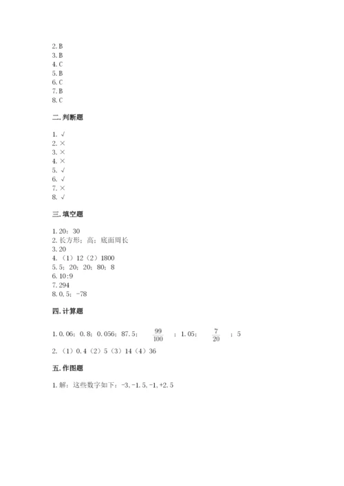 小升初数学期末测试卷【实用】.docx